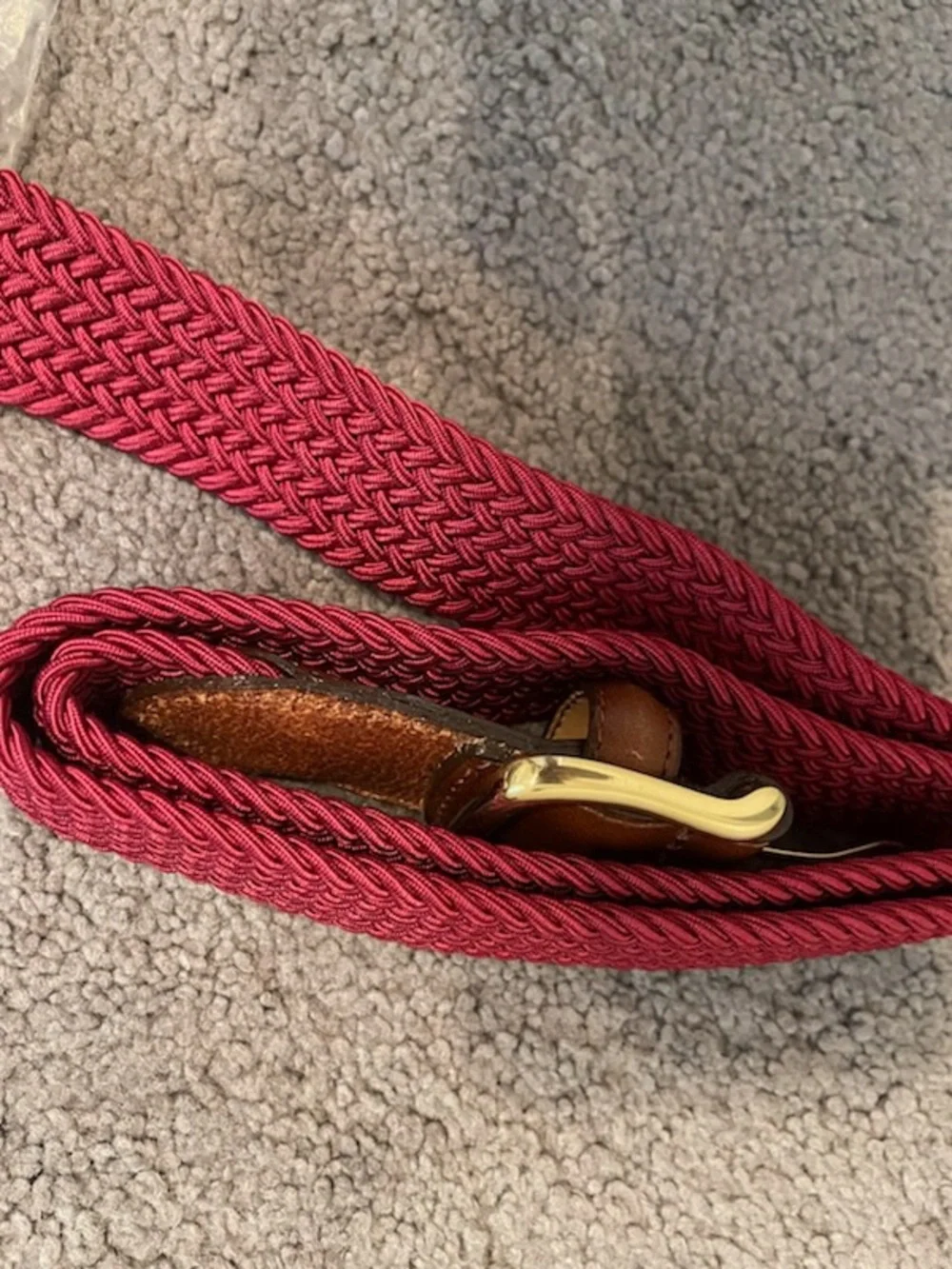 Men’s Lands’ End Woven Stretch Belt (NWT)